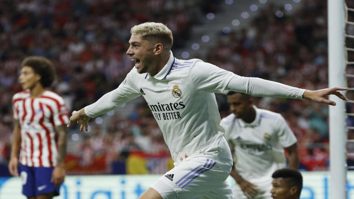 Highlights Atletico Madrid 1-2 Real Madrid: Rodrygo, Valverde goals guide Los Blancos to Madrid Derby win and top of the - Sportstar