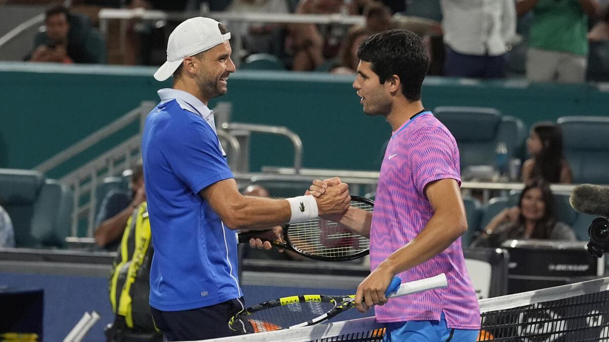 Miami Open: Alcaraz says Dimitrov made him feel like a 13-year-old in quarterfinal defeat