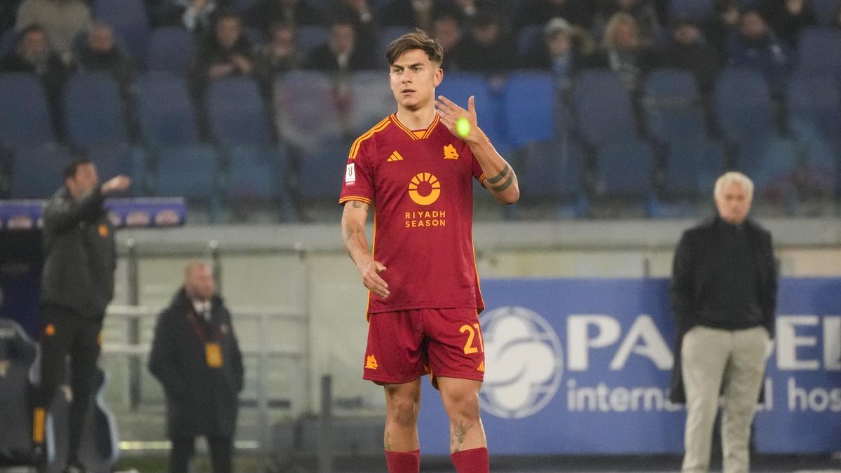 Série A 2025-26: Dybala afastado por seis semanas enquanto a Roma luta pelos quatro primeiros