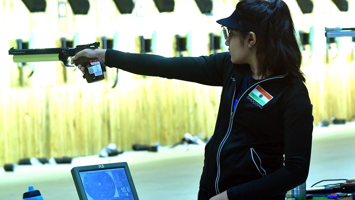 National shooting selection trials: Manu Bhaker clinches top spot; Gurjoat shoots perfect 75