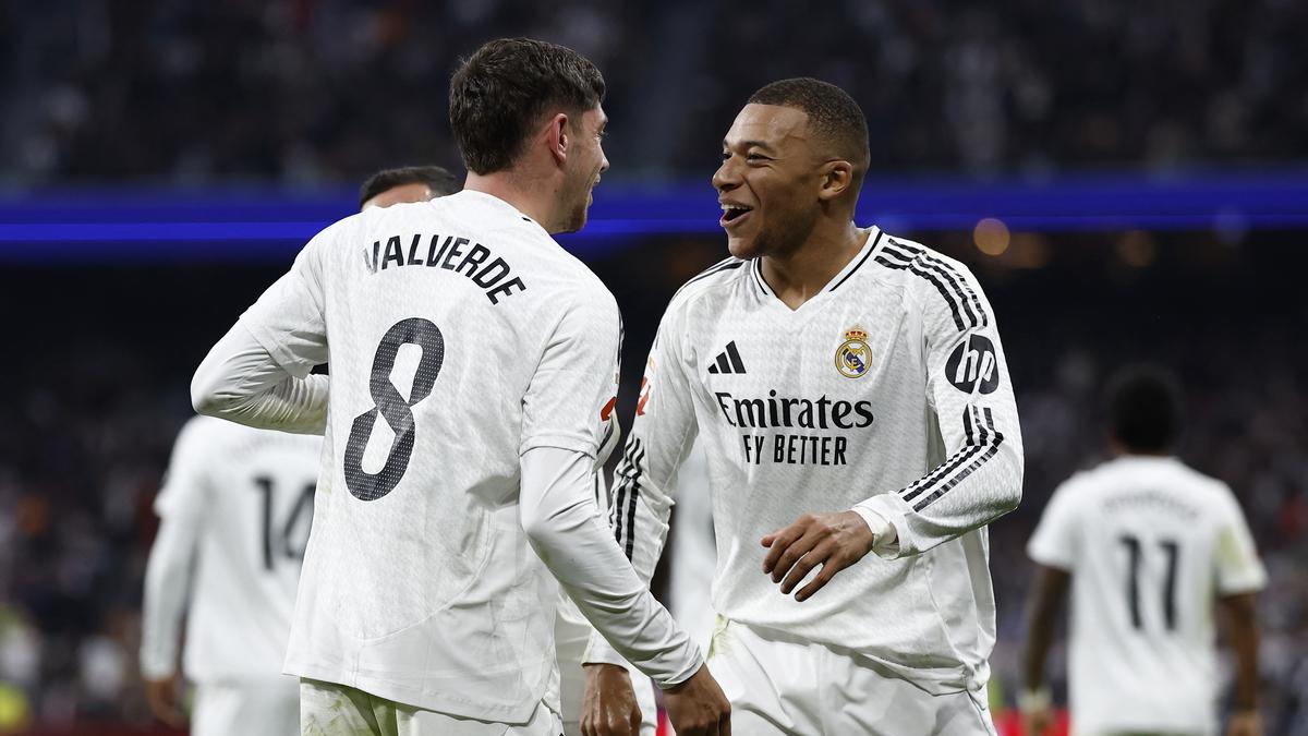 La Liga 2024-25: Mbappe strikes as Real Madrid down Sevilla