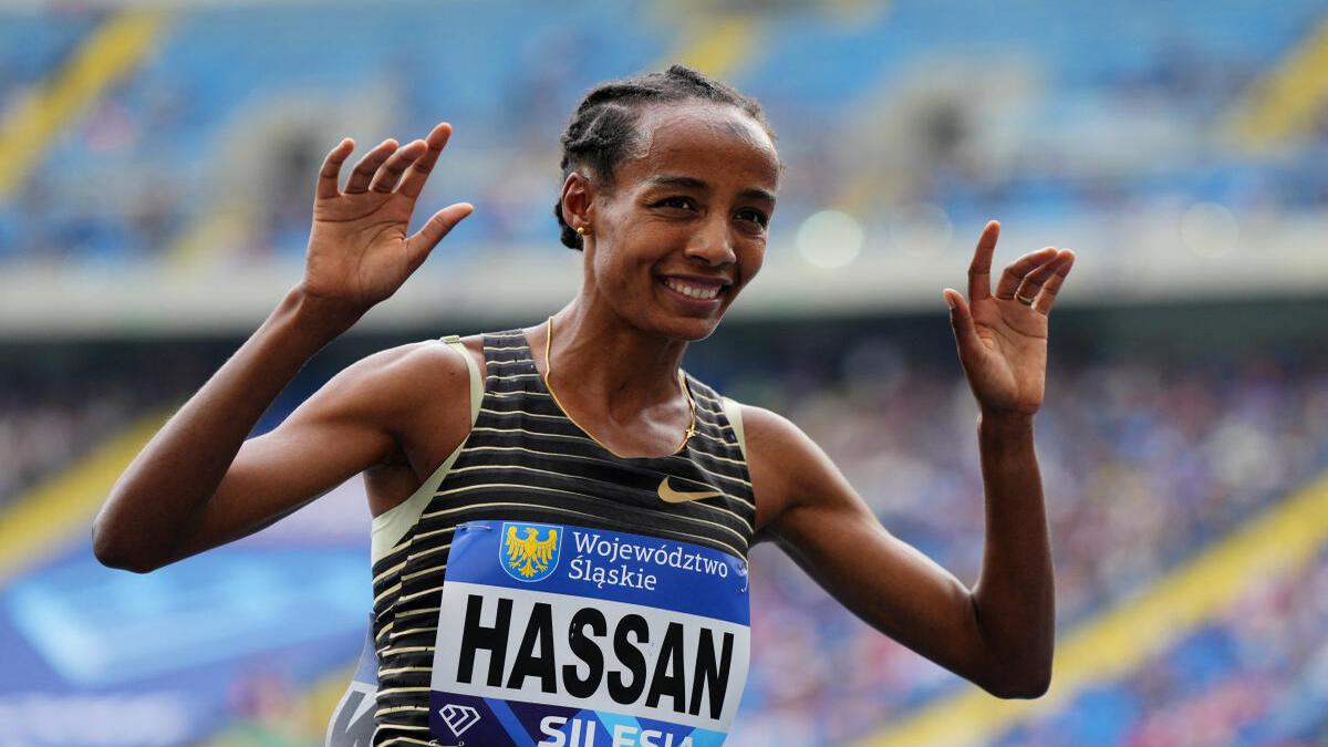 Dutch runner Sifan Hassan smashes women's 10,000 metres world record