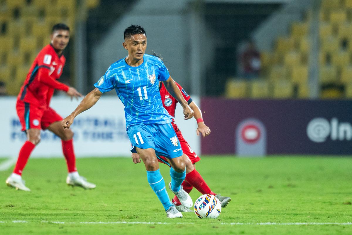 Last sentinel: Sunil Chhetri’s presence still commands respect, even as India grapples with life after him.