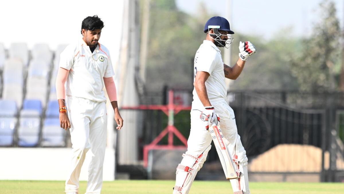 VID vs KER, Ranji Trophy 2024-25 Final: Sarwate haunts Vidarbha with bat after Kerala seamers make merry with ball