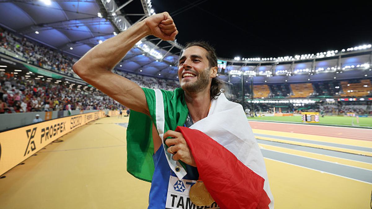 World Athletics Championships 2023: Tamberi wins gold after thrilling high jump final, Barshim finishes third