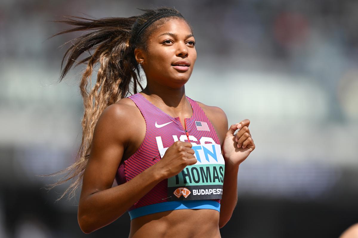 American sprinter Gabby Thomas well-researched in power of sleep, even ...