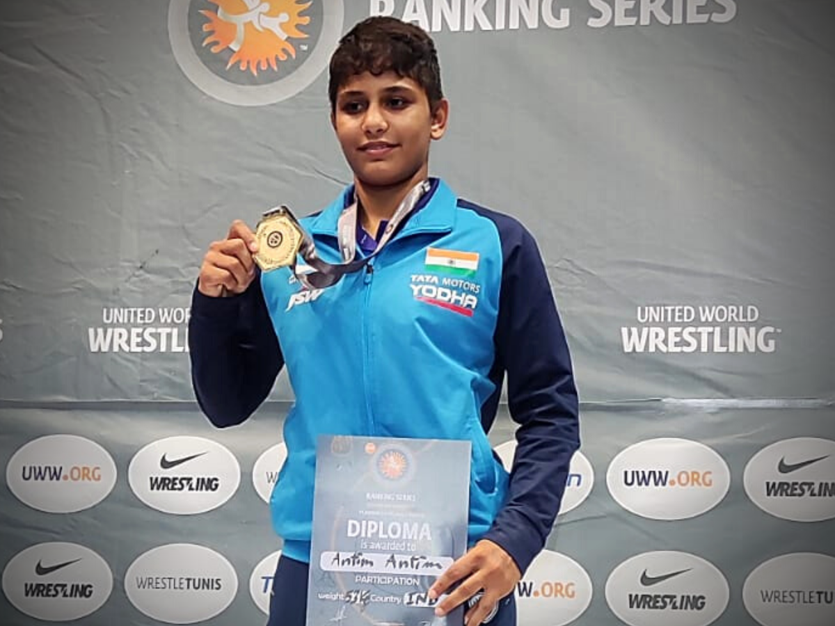 1200px x 900px - Antim, the last girl child of her family, becomes India's first female  wrestler to win world U20 gold - Sportstar