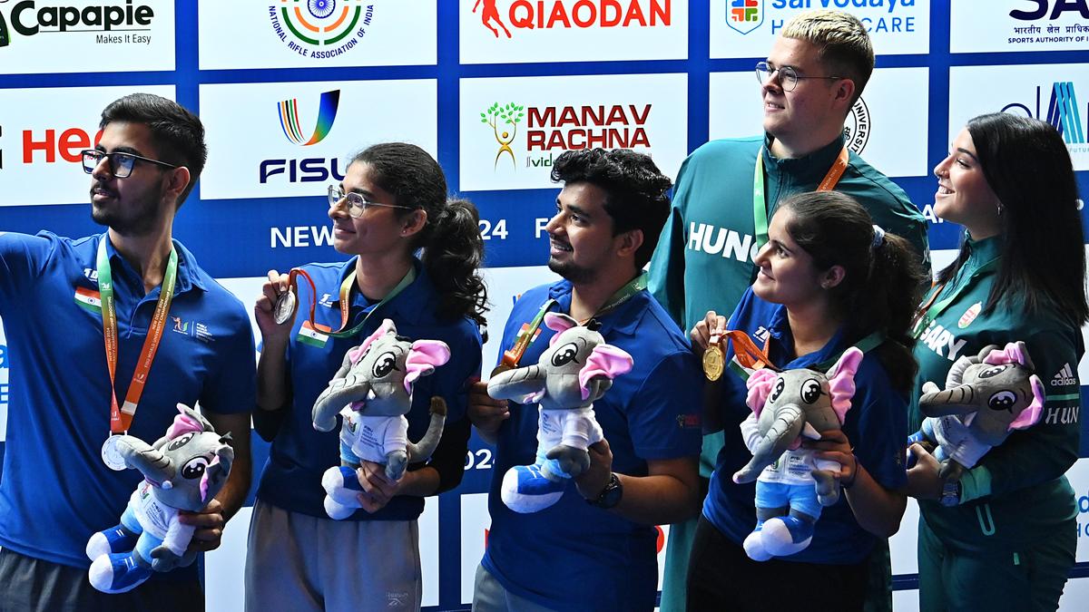 World University shooting c’ship: India on top of medal tally; Palak, Amit clinch mixed air pistol gold