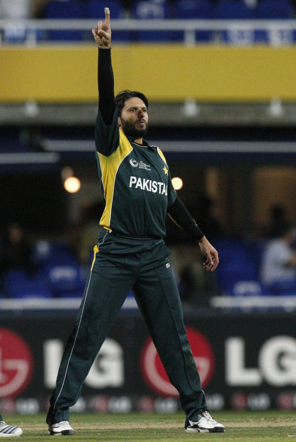 Shahid Afridi has taken most wickets for Pakistan in Champions Trophy. 