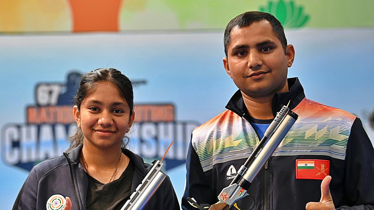 67th National Shooting Championship: Sejal-Ravinder pair wins mixed team air pistol gold, Paris Olympics medallist Sarabjot finishes fifth