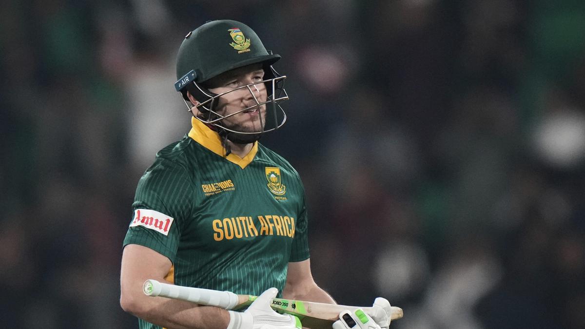 Champions Trophy 2025: Miller admits travelling back and forth wasn’t ideal after South Africa’s semis exit