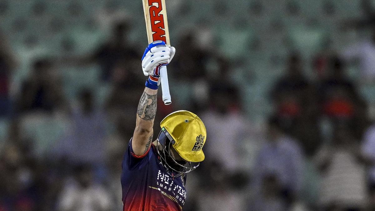 RCB vs KKR, IPL 2026: Kohli smashes ninth IPL ton