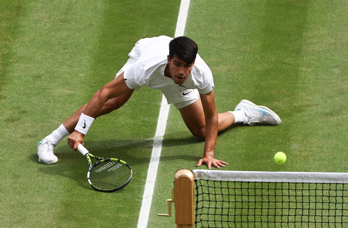 No nerves this time: Alcaraz, more confident and relaxed than a year ago when he nervously dropped the first set, 6-1, tested — even tormented — Djokovic with almost every shot in his diverse arsenal. 