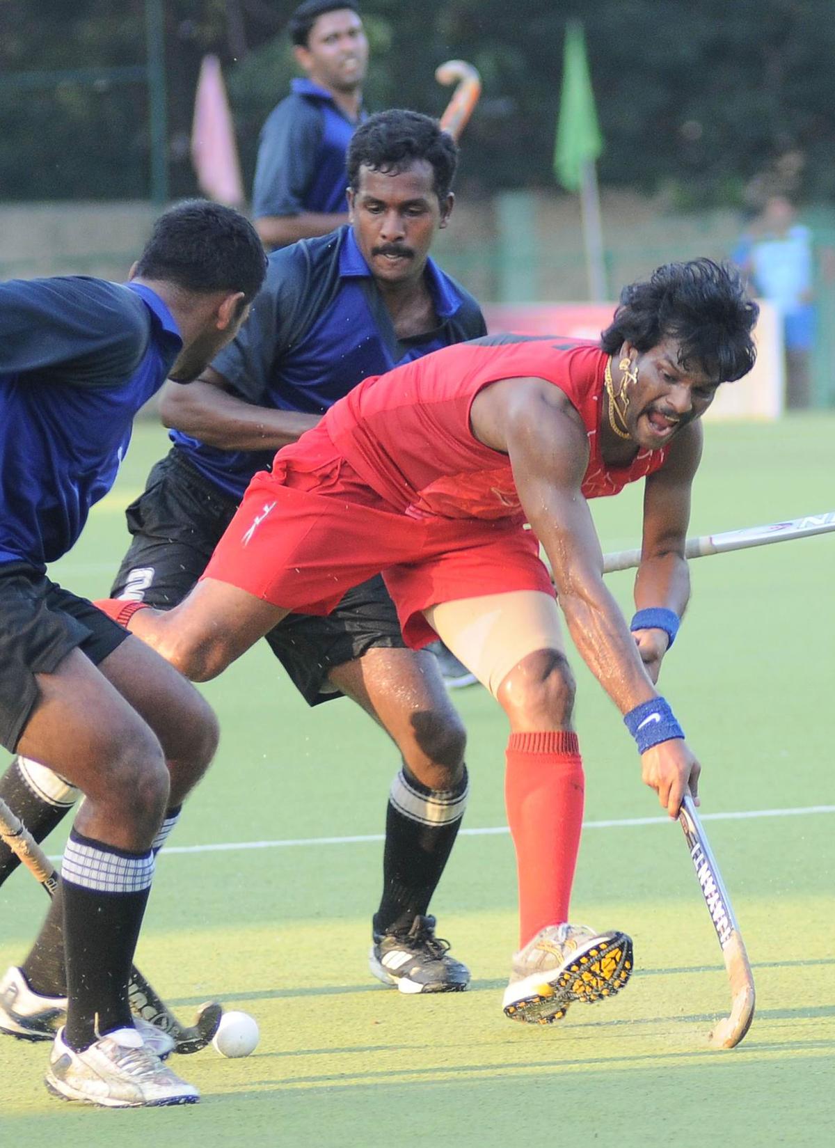 Halcyon days: Indian hockey legend Dhanraj Pillay was a fan favourite, drawing large crowds to the stadium during the golden days of the MCC-Murugappa Gold Cup.