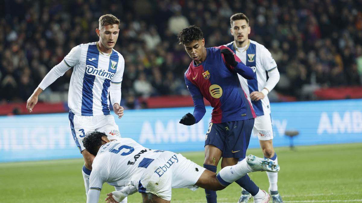 La Liga 2024-25: Barcelona stunned by lowly Leganes in 1-0 home defeat