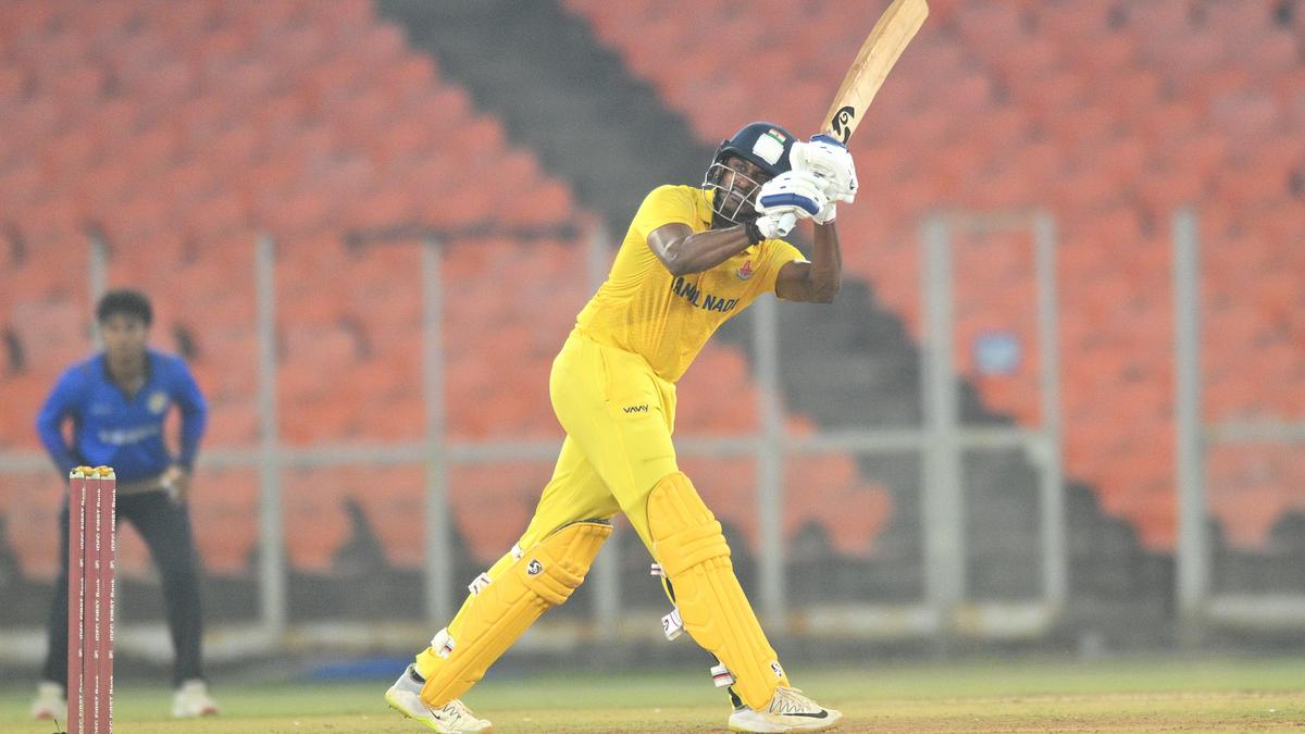 SMAT 2025-26: Sai Sudharsan’s unbeaten century leads TN to close win over Saurashtra