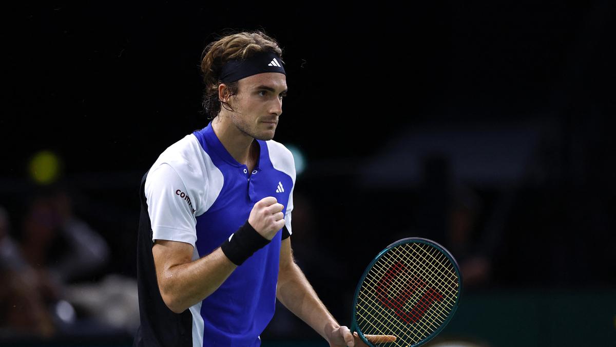 Paris Masters 2024 Tsitsipas keeps ATP Finals hopes alive with gritty