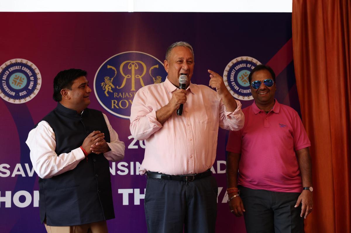 DCCI Secretary Ravi Chauhan (L) and Ranjit Barthakur (Center)