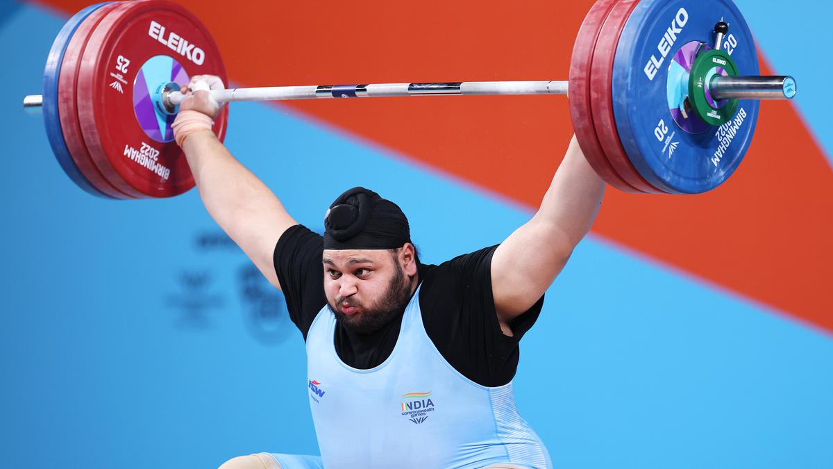 Gurdeep Singh wins weightlifting bronze in +109kg at Commonwealth Games 2022
