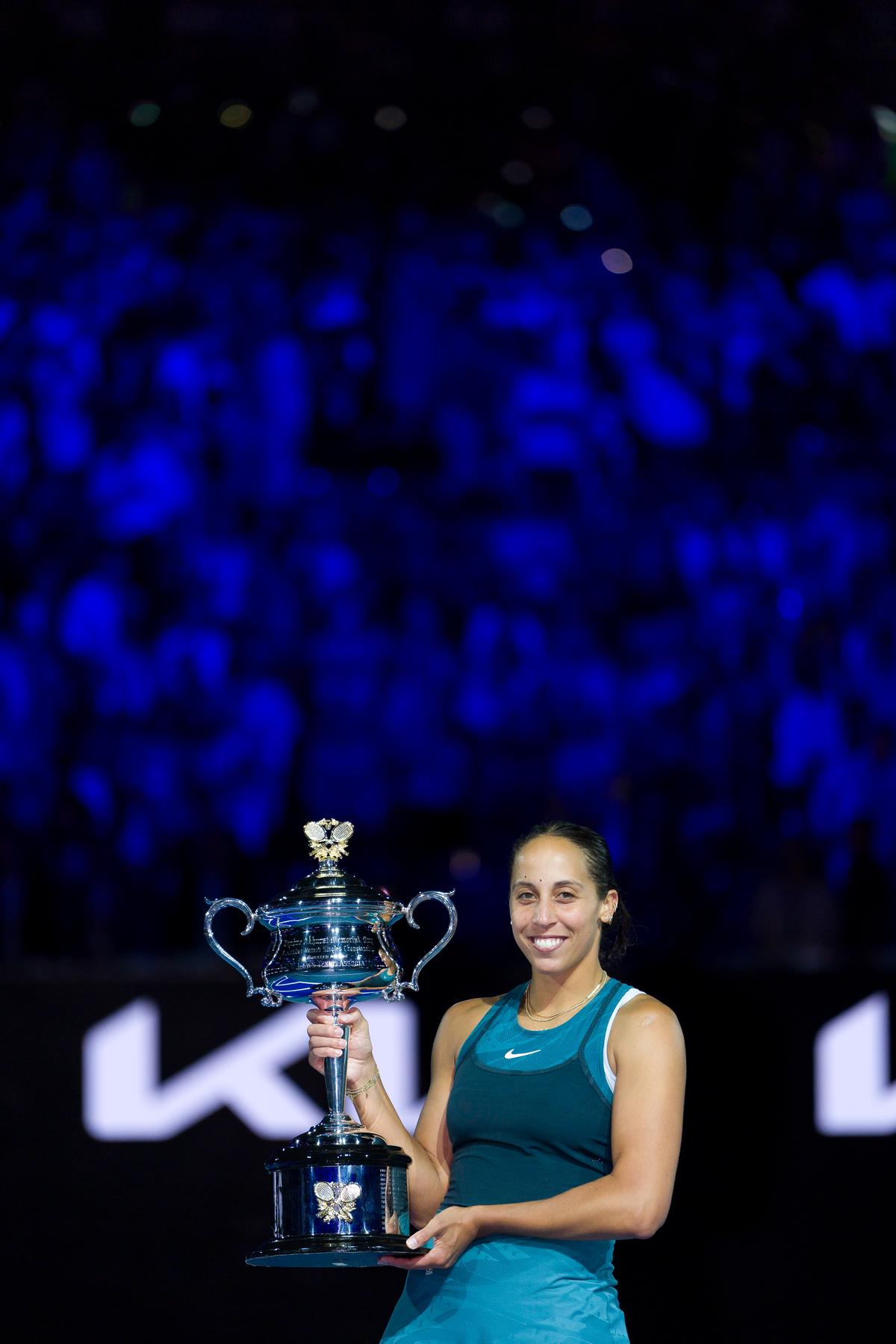 Dream come true: The talented Madison Keys always dreamed of emulating the superstar sisters, Venus and Serena Williams. In her 46th Major appearance at the Australian Open this year, she won her first Grand Slam crown, beating defending champion Aryna Sabalenka, 6-3, 2-6, 7-5. 