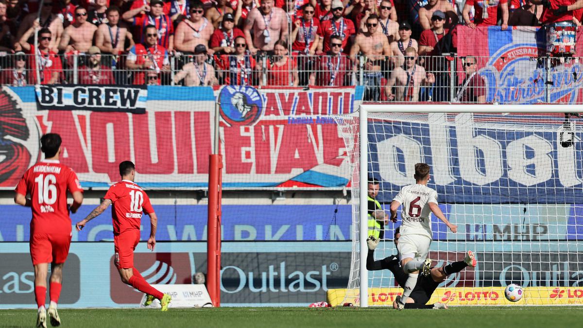 Bundesliga 2023-24: Bayern Munich slumps to 3-2 shock loss at Heidenheim