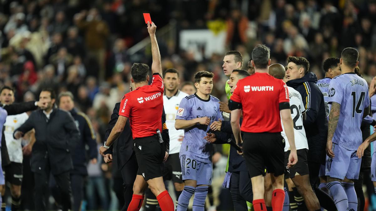 La Liga: Bellingham banned for two matches after red card during Valencia vs Real Madrid