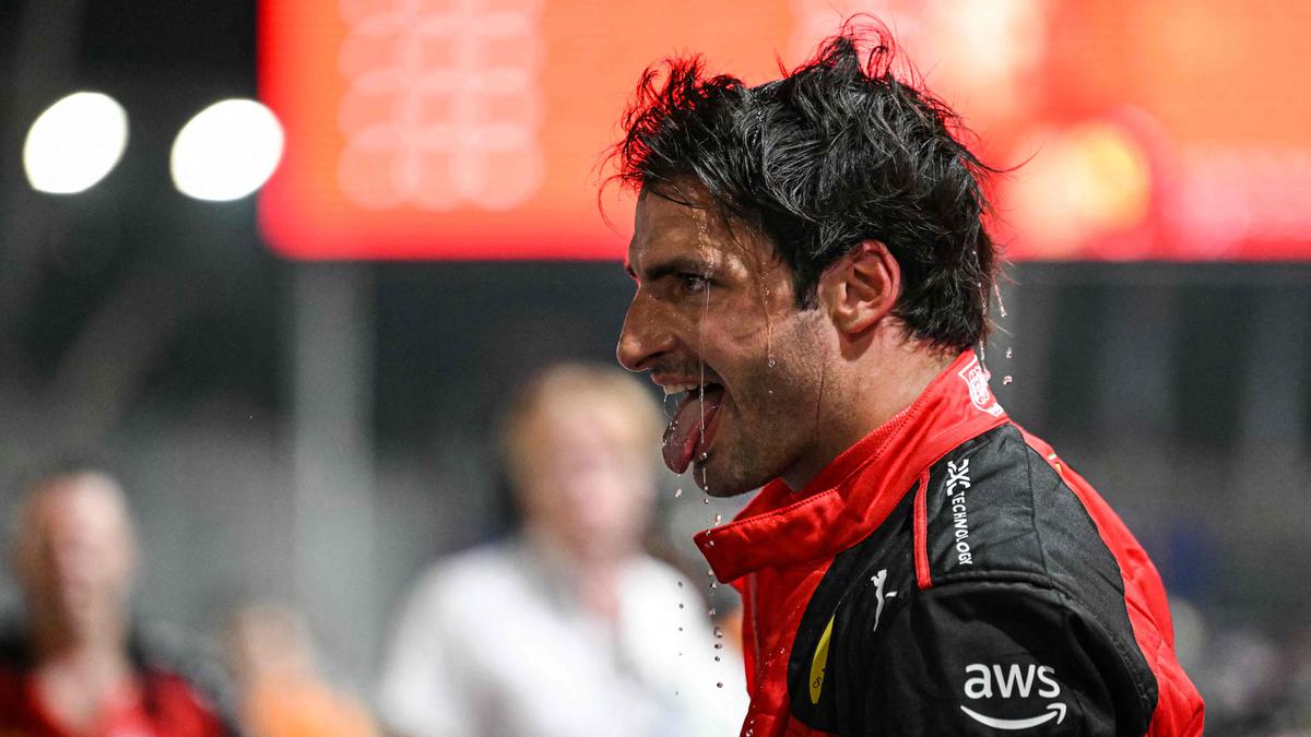 Ferrari’s Sainz wins in Singapore to end Red Bull’s run