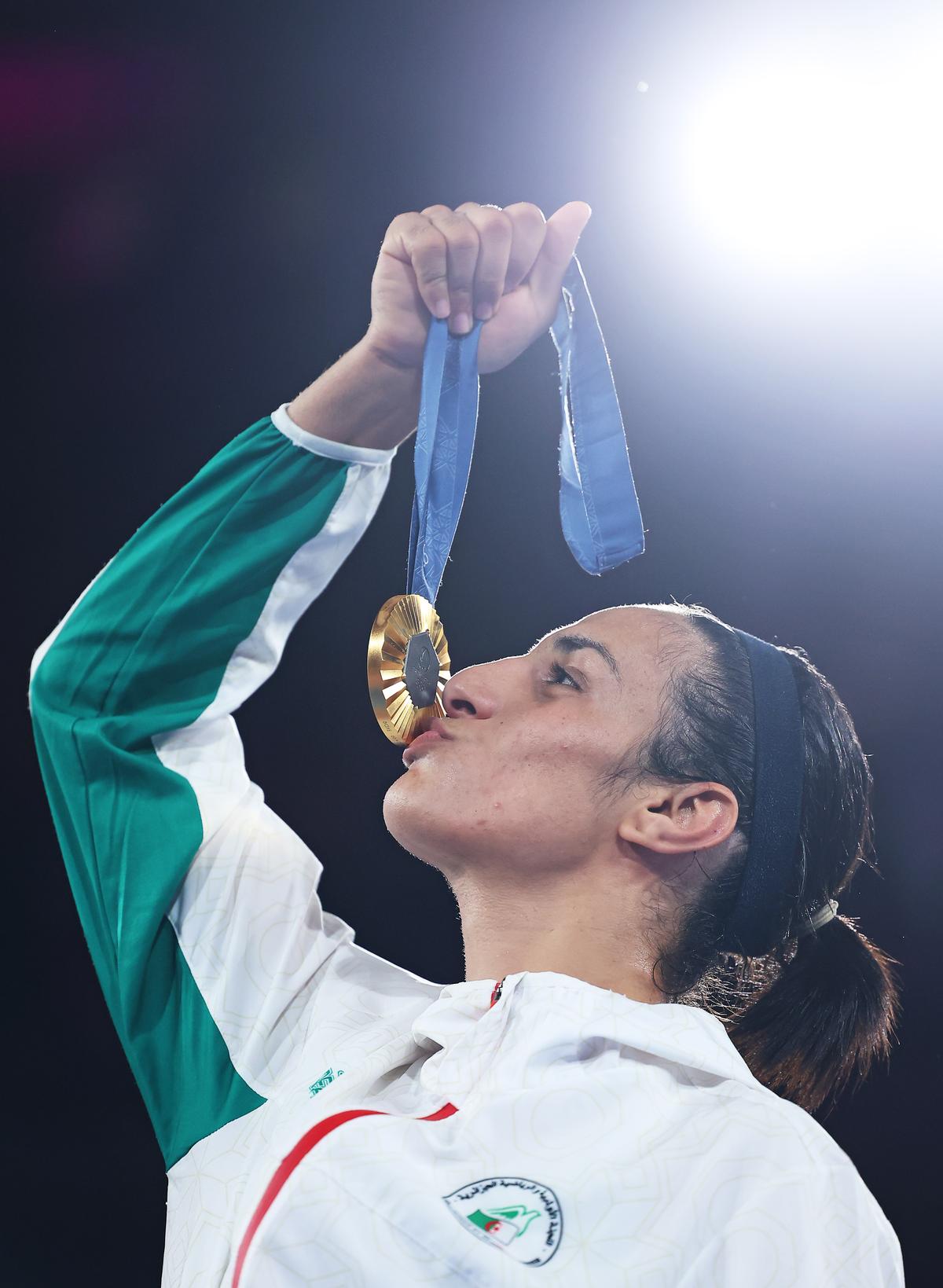 Ascent against dissent: Despite calls to disqualify Algeria’s Imane Khelif (in pic) and Taiwan’s Lin Yu-Ting on the grounds that they supposedly failed a gender test, the International Olympic Committee (IOC) allowed them to compete. Both went on to win golds. 