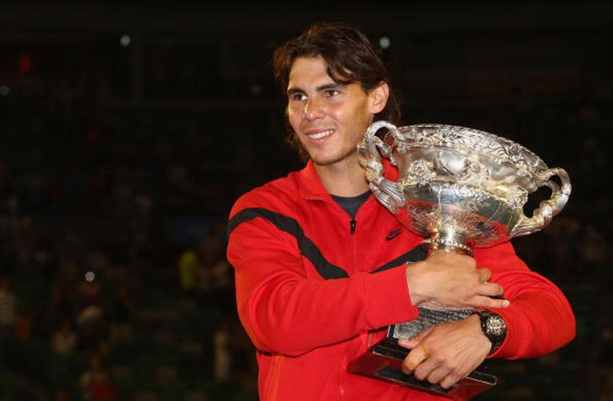 Nadal’s first Slam outside Paris came at the Australian Open in 2009.