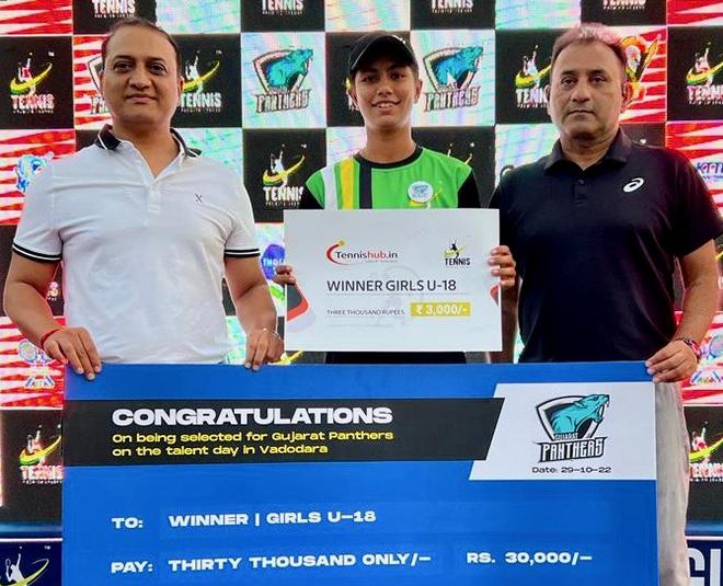 Saily Thakkar bagged a spot in the girls under-18n category for the TPL