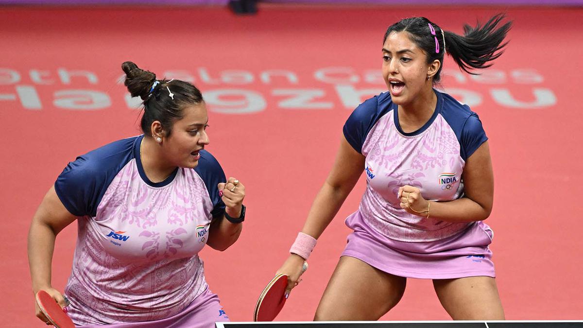 Table Tennis Highlights, Asian Games 2023 Sutirtha, Ayhika win bronze after loss vs DPR Korea in TT Womens Doubles Semifinal