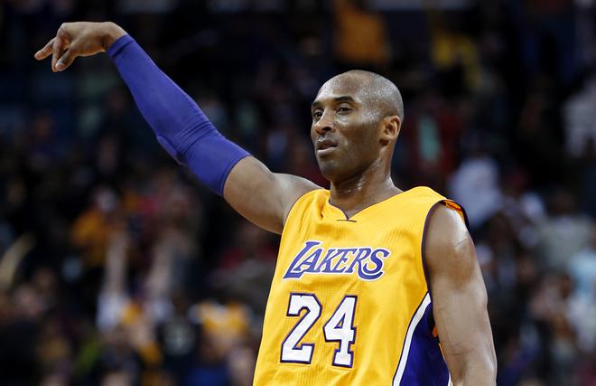 FILE PHOTO: Los Angeles Lakers forward Kobe Bryant.