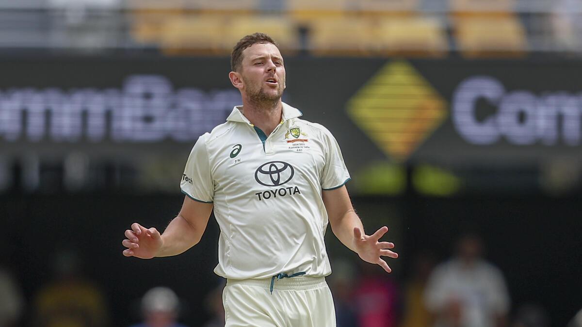 AUS vs IND 2024: Hazlewood out of Brisbane Test with injury, likely to miss remainder of series