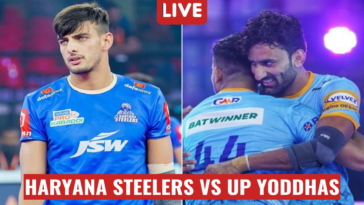 Haryana Steelers 36-36 UP Yoddhas Highlights, Pro Kabaddi 2022: Meetu Sharma’s Super 10 helps Steelers pull back