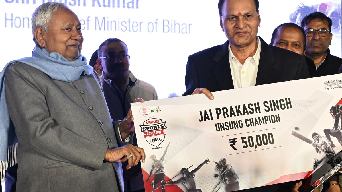 Jai Prakash Singh presented ‘Unsung Hero’ award at Sportstar Focus Bihar Conclave 2025