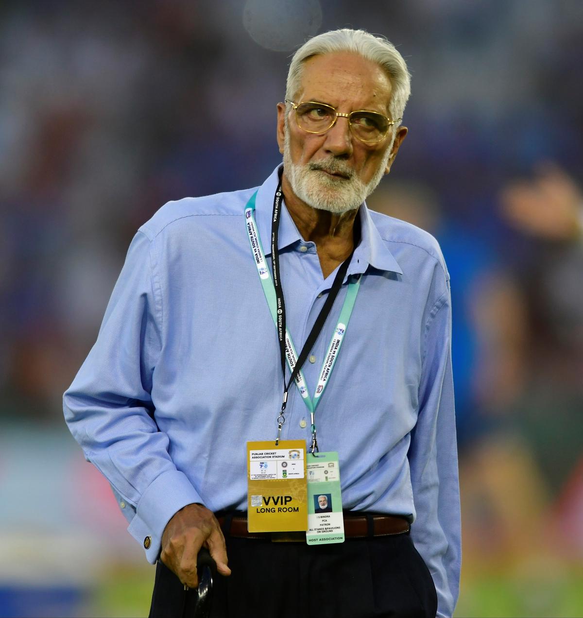 Inderjit Singh Bindra single-handedly created the professional infrastructure for cricket in India. 