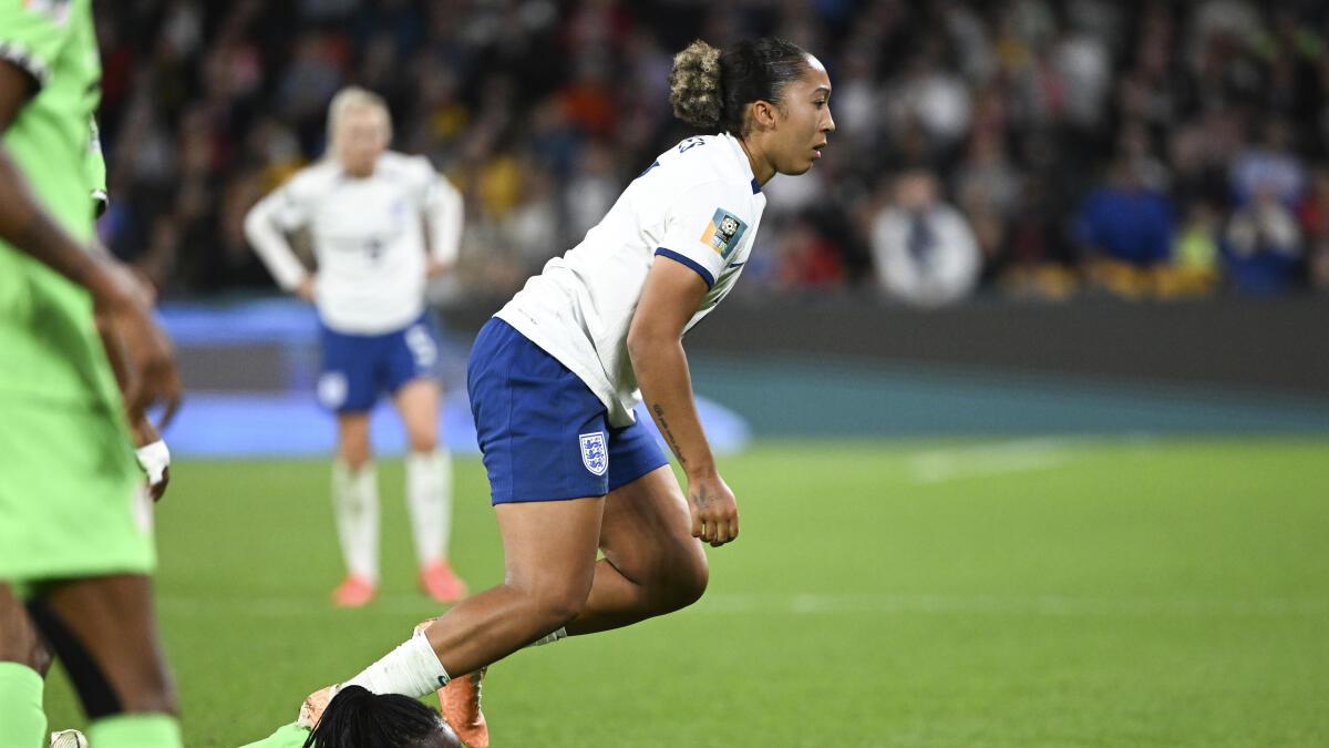 A step too far - Lauren James shown a red card in England’s Women’s World Cup win over Nigeria