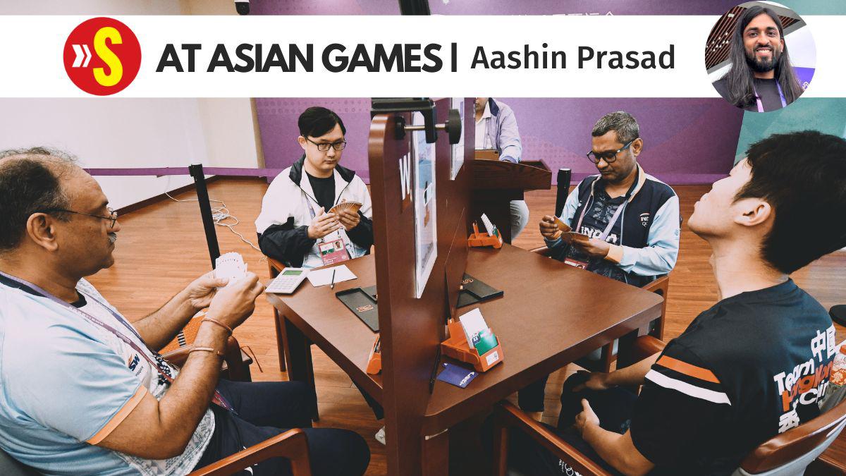 Cards on the table, smoke breaks in between: Behind the scenes of India’s silver medal in bridge at Asian Games