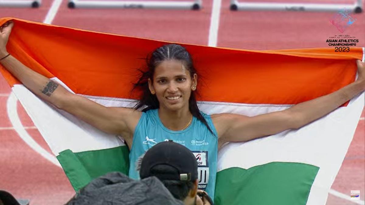 Jyothi Yarraji wins gold, Tejaswin claims bronze in Asian Athletics Championships