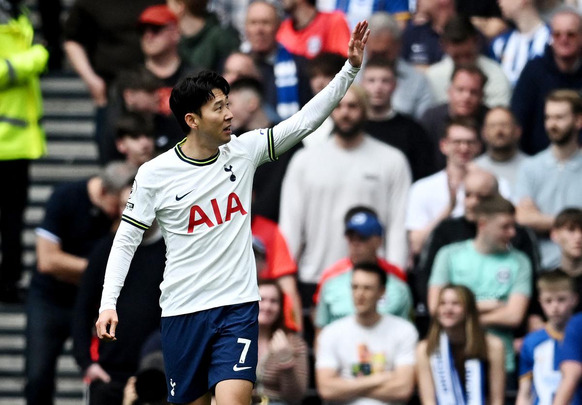 Son Heung-min scores 100th pro goal in Europe :  : The
