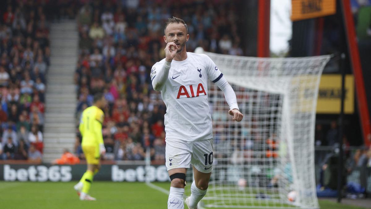 Premier League: Maddison opens Tottenham account in win at Bournemouth