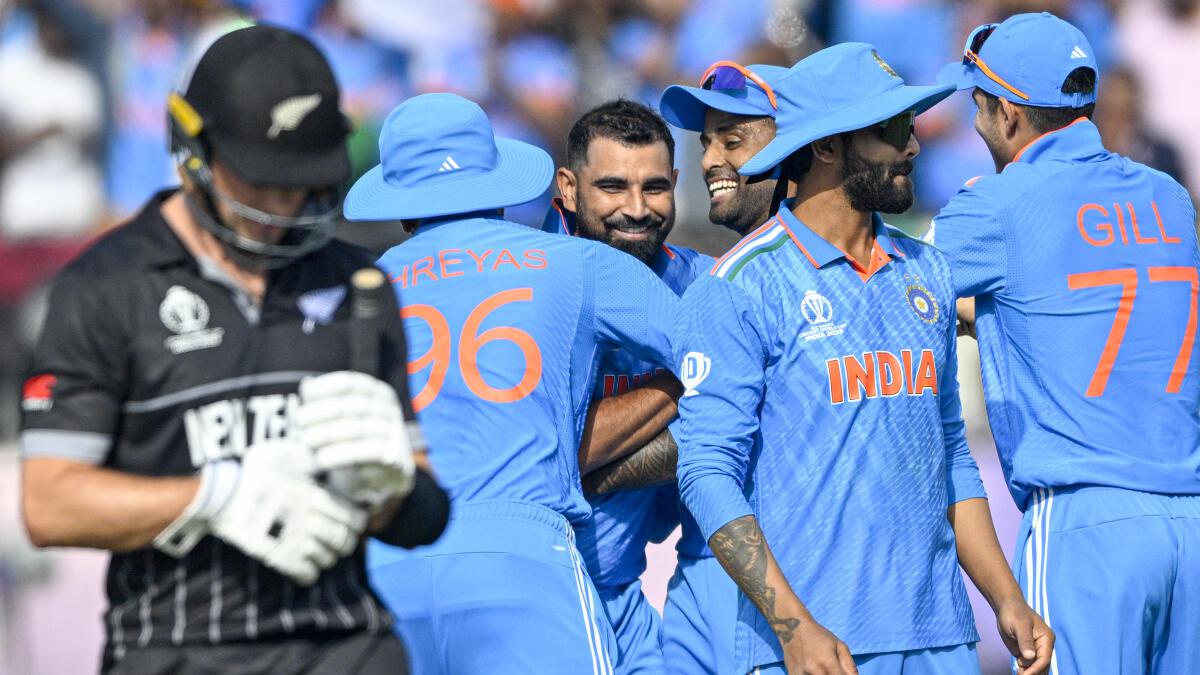 IND vs NZ: Shami picks wicket with his first ball of ICC World Cup 2023