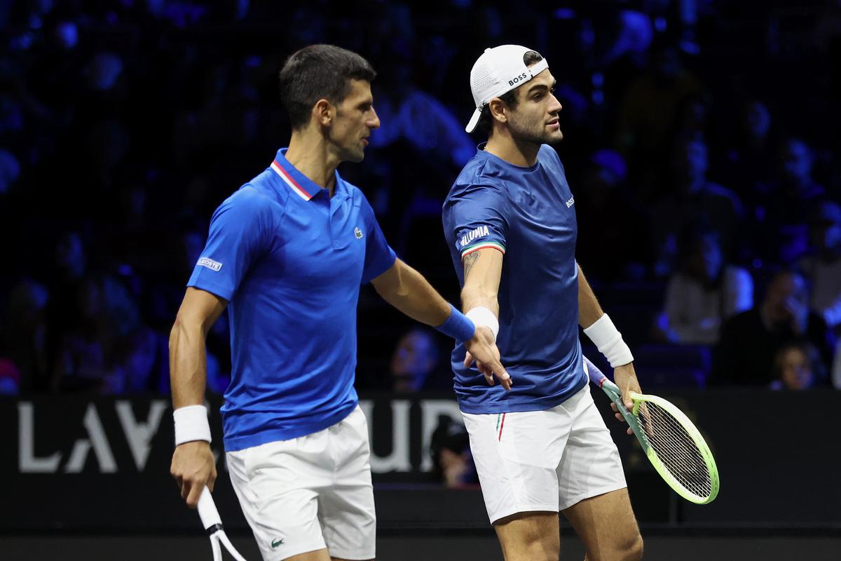 Laver Cup Day 2 HIGHLIGHTS Djokovic, Berrettini star in both singles and doubles; Team Europe leads 8-4