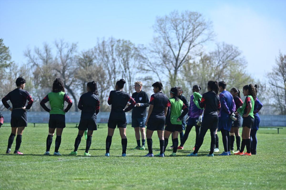 File Photo: Thomas Dennerby coaching the senior Indian women’s national team.