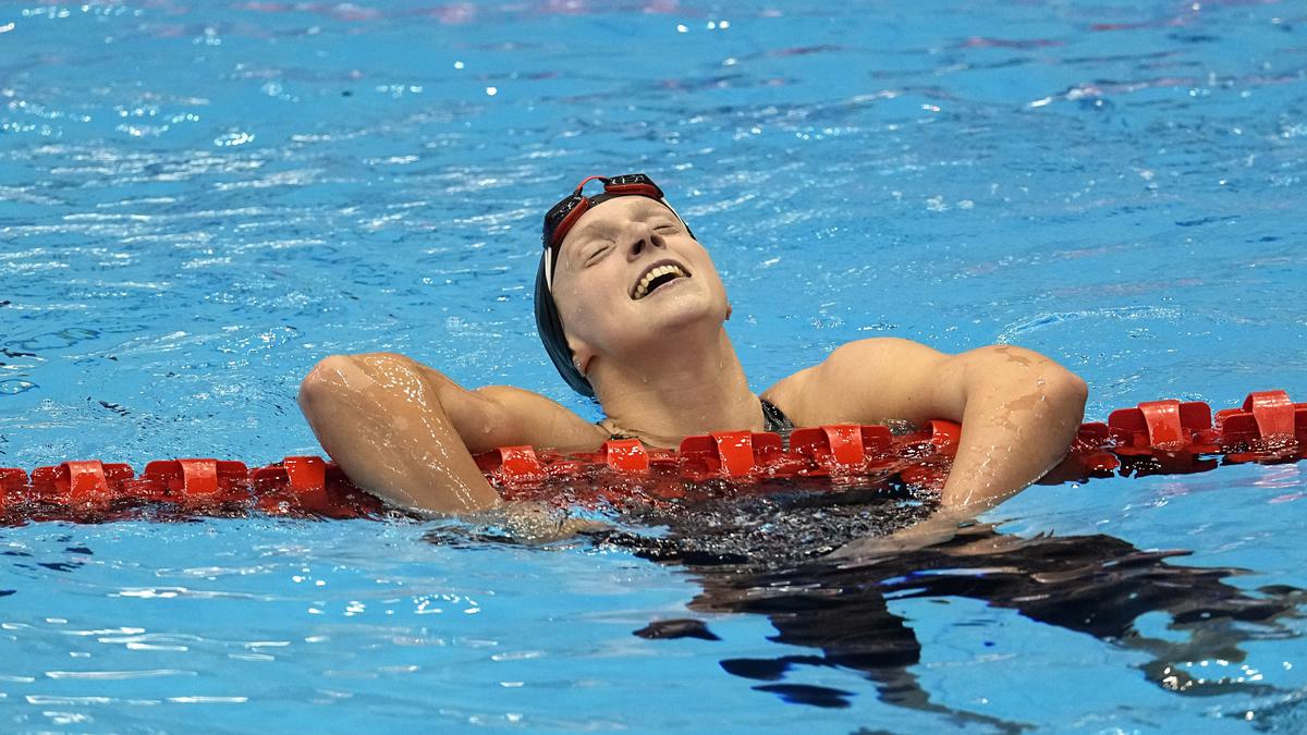 Katie Ledecky surpasses Michael Phelps record of most individual gold medals at Swimming World Championships