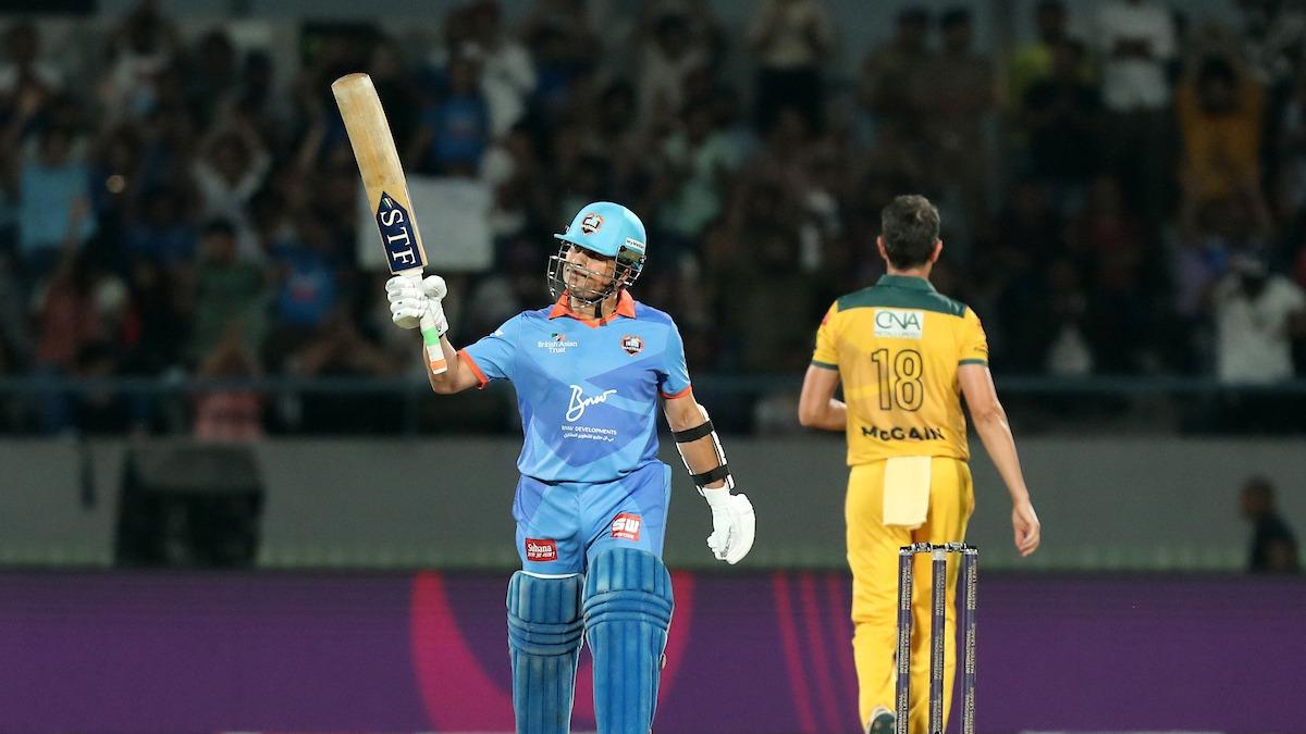 IML 2025: Sachin Tendulkar’s blistering fifty in vain as Australia Masters beats India Masters by 95 runs