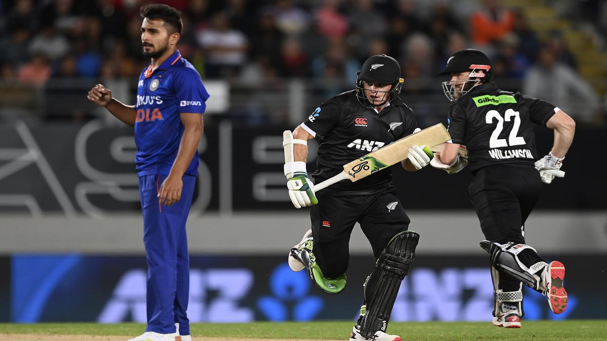 IND vs NZ 1st ODI Highlights Latham, Williamson shine as New Zealand beats India by 7 wickets