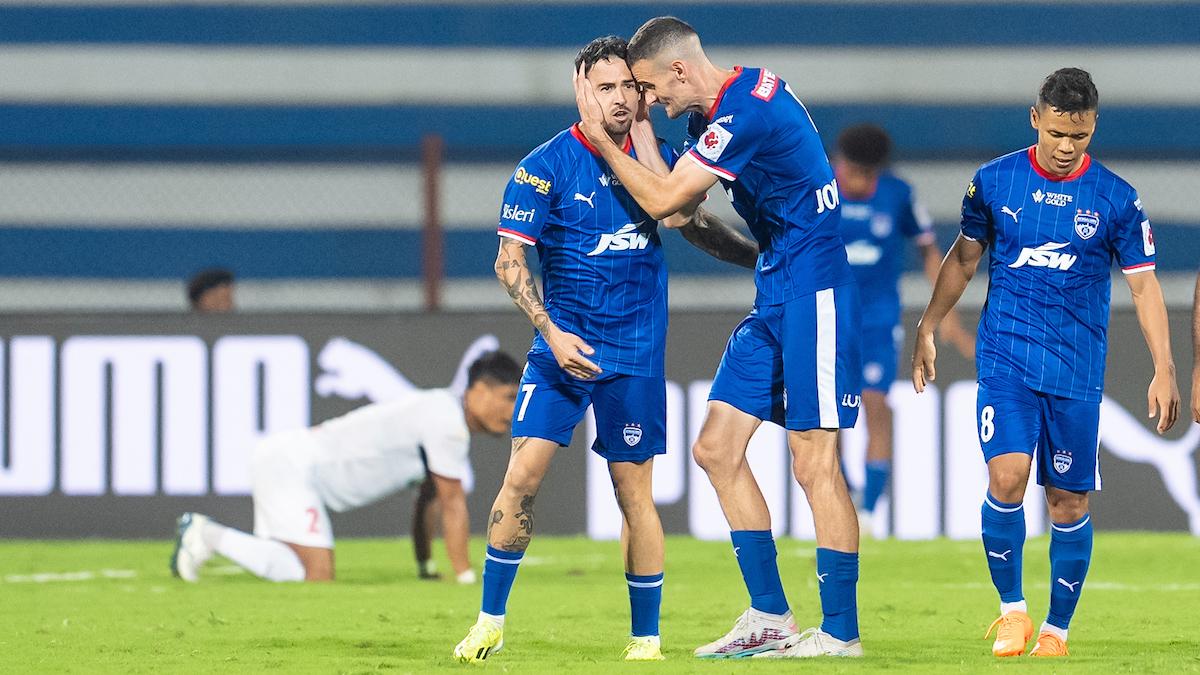 ISL 2024-25: Ryan Williams spoils NorthEast United’s party, helps Bengaluru to a 2-2 draw with late strike