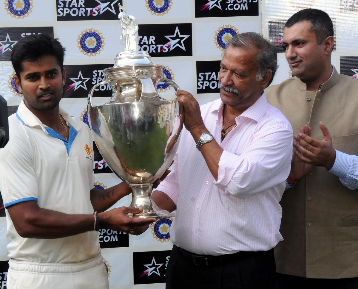 Vinay holds the rare distinction of leading Karnataka to back-to-back Ranji Trophy titles in the 2013-14 and 2014-15 seasons, and remains the last skipper from the state to lift the domestic silverware. Vinay holds the rare distinction of leading Karnataka to back-to-back Ranji Trophy titles in the 2013-14 and 2014-15 seasons, and remains the last skipper from the state to lift the domestic silverware.