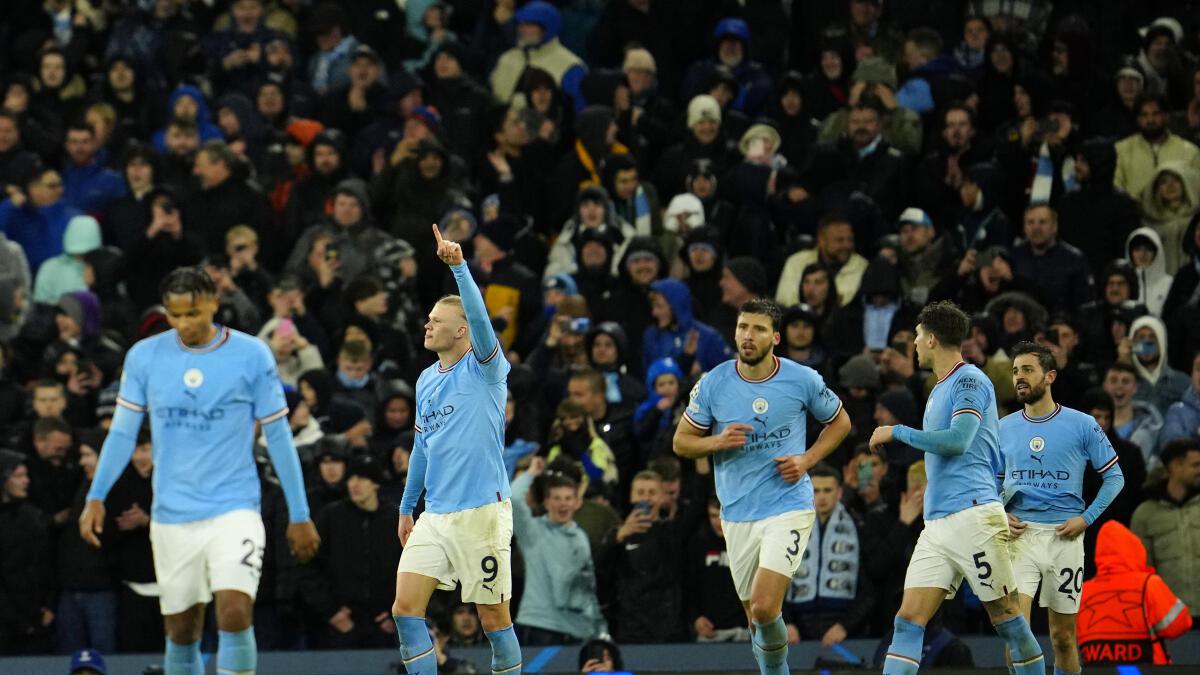 Champions League: Haaland hits 45 as Man City demolishes Bayern in first-leg